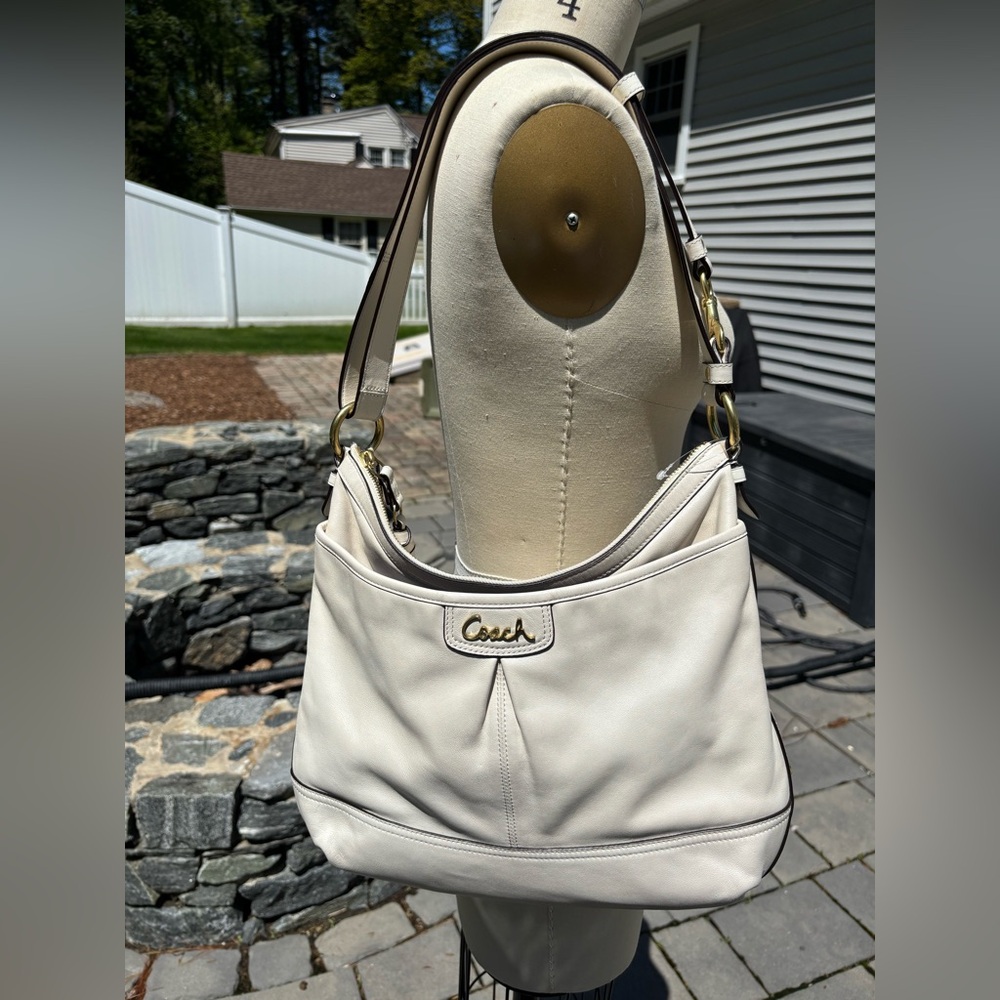 Coach Cream Shoulder Bag